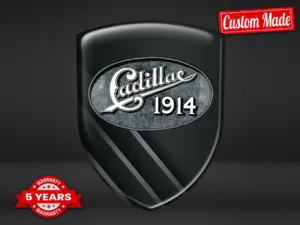 Cadillac Badge Silicone Design Drift Stile Adesivo Cupola